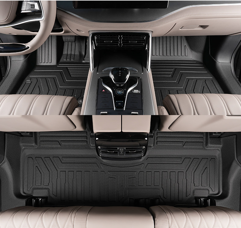 TPE Car Floor Mats for BYD Tang dmi/dm Tang ev 7-Seater