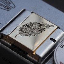 (Leaves) Metal Brass White Copper Hot Shoe Cover Sony Canon Nikon Fuji Mirrorless SLR Hot Shoe Protective Cover