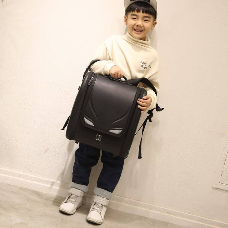 Japanese schoolboy bag 1-3-6 grade double shoulder bag 6-12 year old ultra-light waterproof minus male and female children's bag