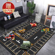 Child Carpet Puzzle Early Teaching Crawl Mat City Traffic Scene Mock Toy Baby Ground Mat Thickened Climbing Cushion