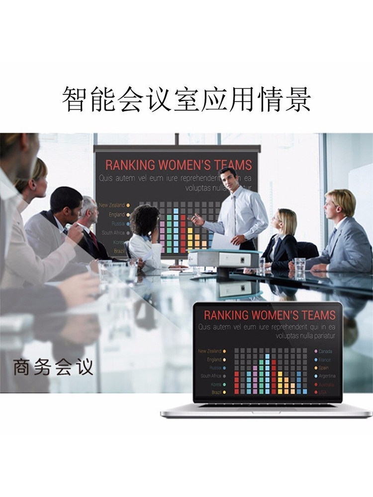 Awind Qiji 100S Mobile Phone Wireless Screen Projector HDMI High-Definition Transmission Computer Laptop Same-Screen Projector