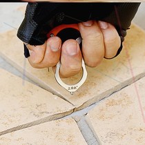 Fuze comes in handy Three-edged wood outdoor sports portable hanging buckle pendant multi-function tool keychain 5