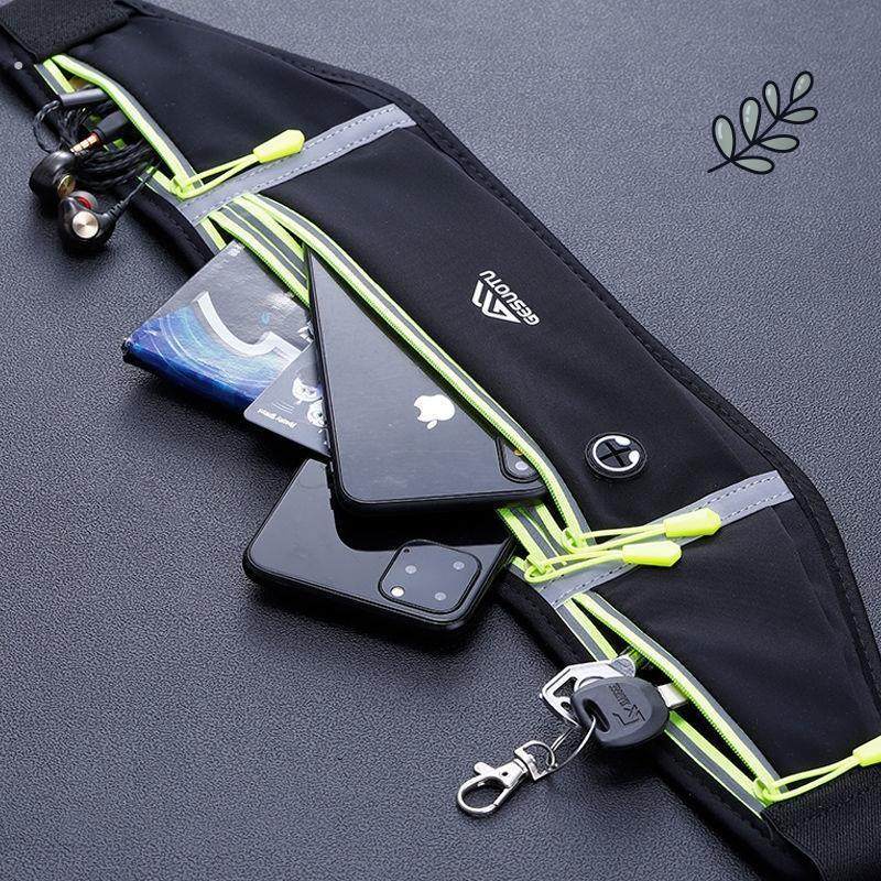 Sports waist bag running mobile phone bag men and women close-fitting outdoor equipment waterproof invisible ultra-thin mini belt bag