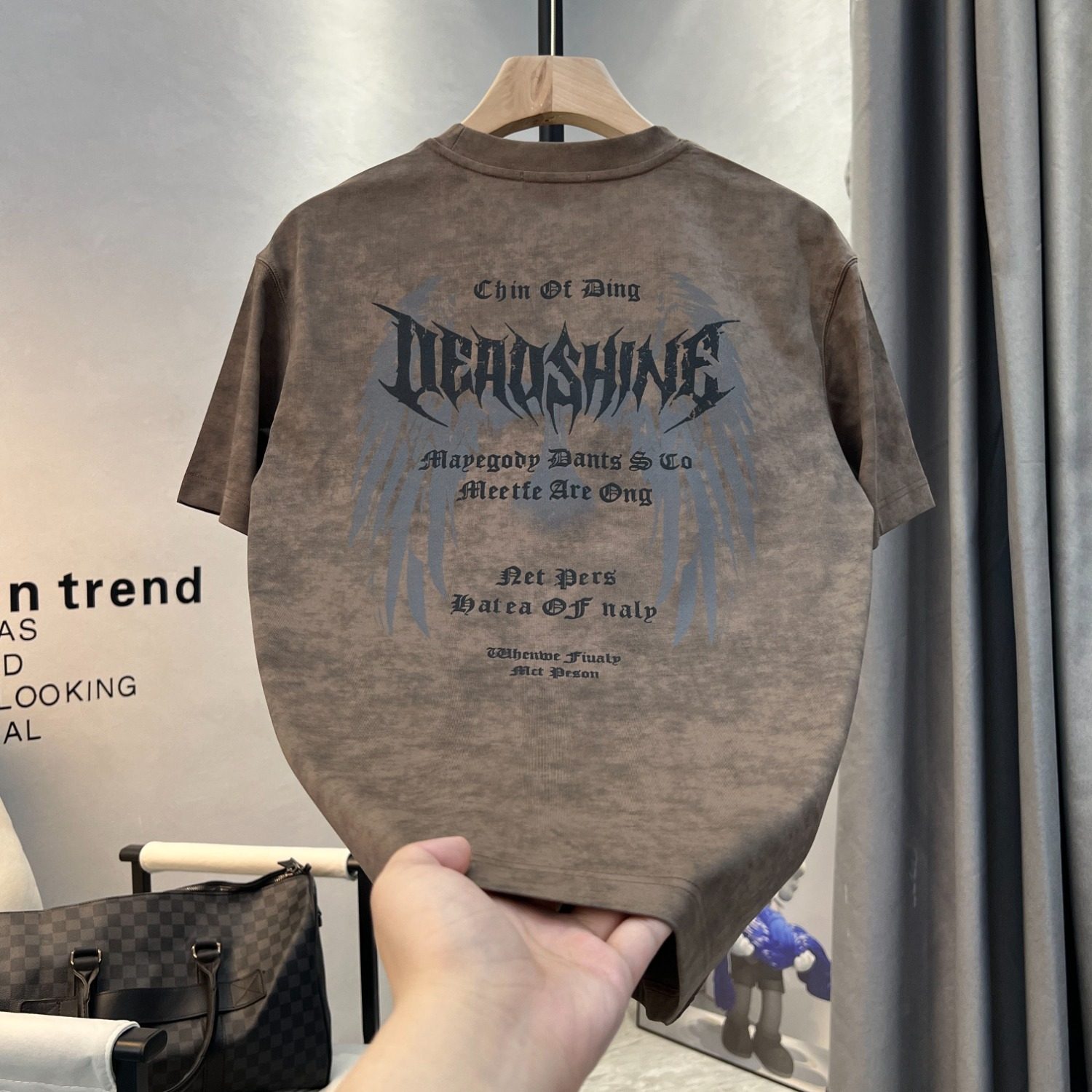 Новинка 2025 года, трендовая футболка Solona tie-dye с короткими рукавами, мужские европейские товары, приталенный модный бренд, летние мужские модели