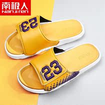 New mens sports slippers wear No. 23 joint slippers mens non-slip soft summer sports slippers
