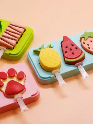 Ice cream tools Ice cream model silicone net red popsicle mold Commercial mung bean sorbet household production popsicle