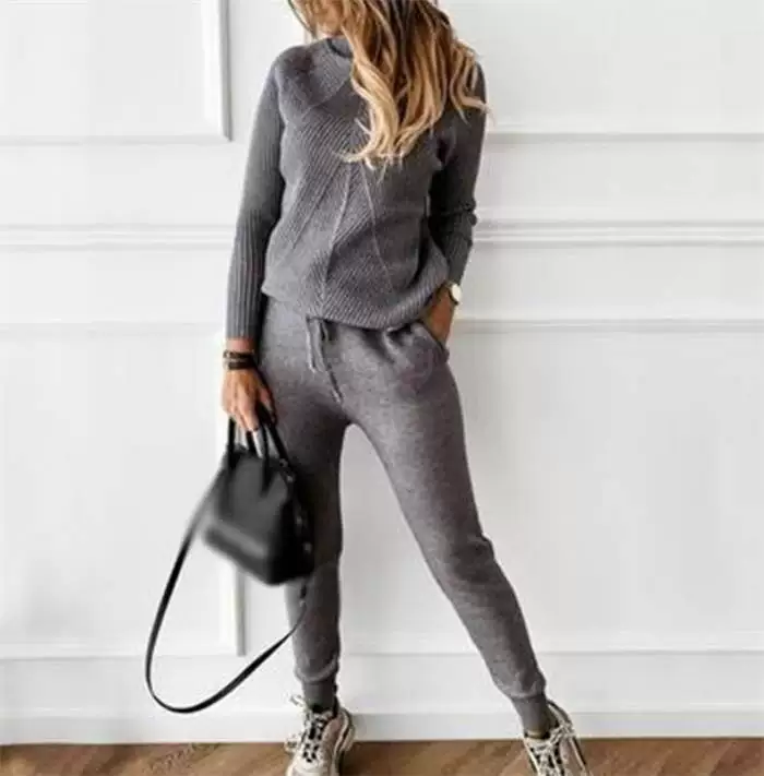 Ку×ъд knitted set трикотаж Sweater Knitted Suits