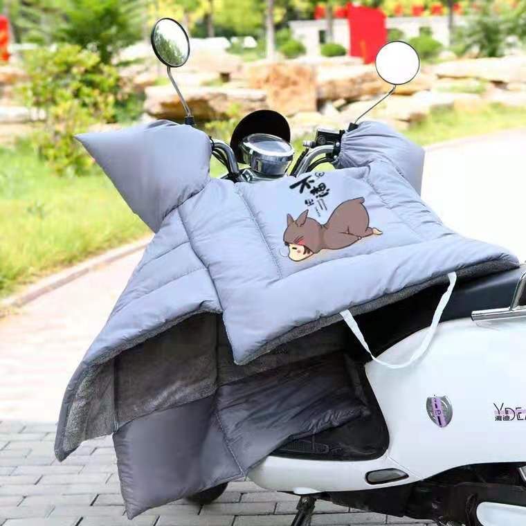 Wind-wind is thickened by electric car Winter Locomotive Winter Thickened 2021 new waterproof electric cars winter plus suede