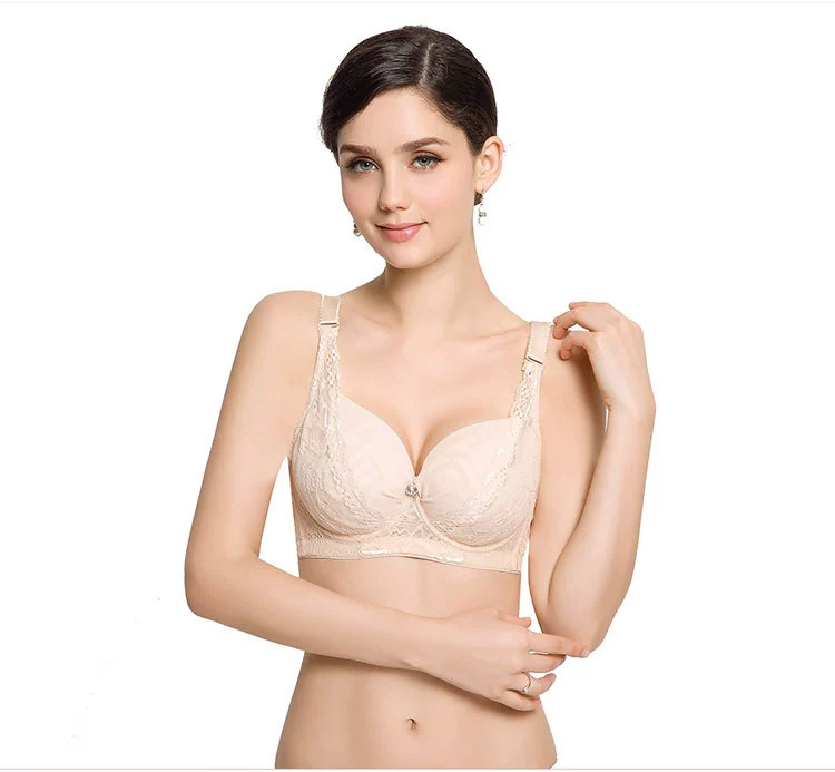 XL bra béo MM phần mỏng đồ lót nữ 200 kg ngực lớn cho thấy cốc nhỏ đầy đủ B95C100B42D80C75D