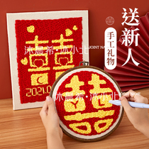 Handicraft diy personality fashion wedding room fitting wedding pleasure decoration hair drawing new wedding gifts