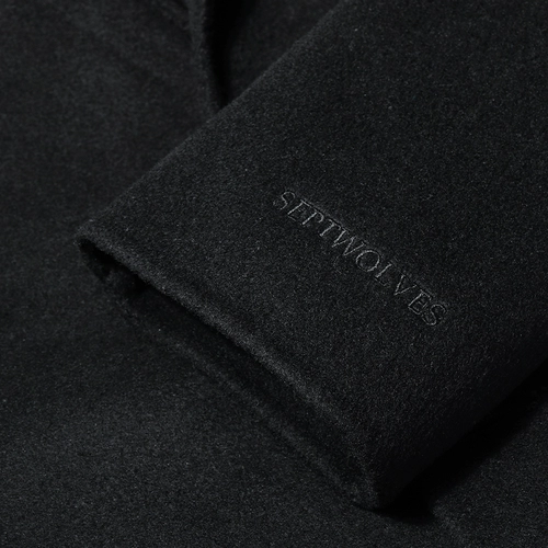 Septwolves, цветное шерстяное зимнее трендовое шерстяное пальто для отдыха, удерживающий тепло плащ