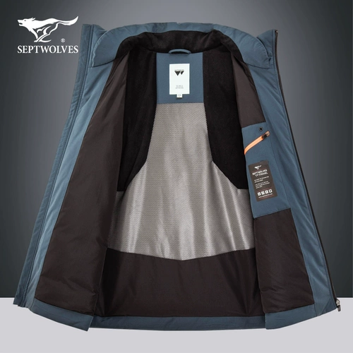 Septwolves, спортивный демисезонный пуховик, бархатная куртка, термобелье, утиный пух