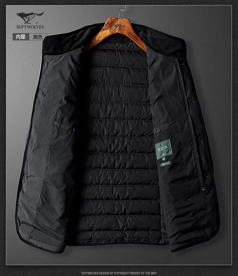 Blouson homme SEPTWOLVES    en Polyester - Ref 3121068 Image 34
