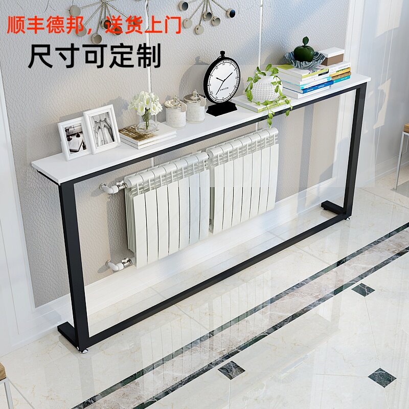 Sofa rear shelf heating sheet partition living room with wall narrow table landing clamp frame bedroom simple