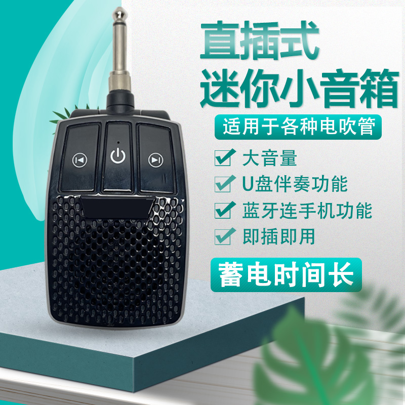 Electric blowpipe in-line small speaker AKAI dedicated bluetooth audio Roland Yajiaaohe Changya Shreich universal
