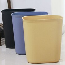 Plain large uncovered trash can toilet wastebasket household kitchen living room sorting trash can