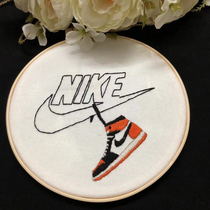 Shi Dizai To Hook Embroidered Handmade Diy Material Bag Astronaut Star Chen Customized Pattern Embroidered Short Sleeve T-shirt Send Friend