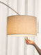 Saka Fabric Fishing Lamp Floor Lamp Next to the Sofa in the Living Room, High-End Modern Minimalist Light Luxury Atmosphere Lighting