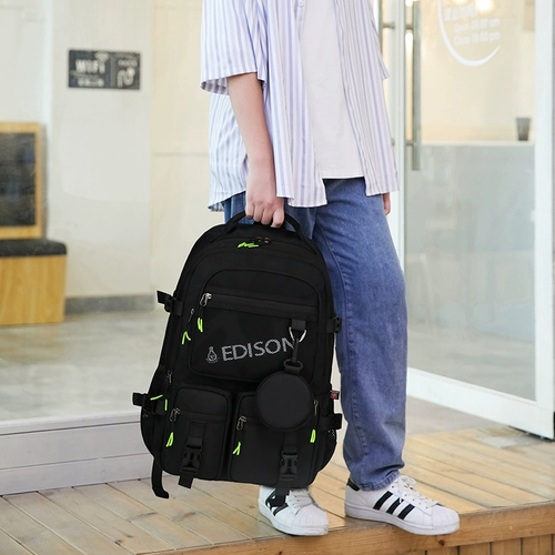 Вместительный и большой спортивный дорожный школьный рюкзак со сниженной нагрузкой, для средней школы