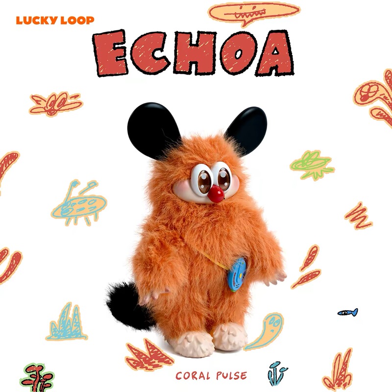 Authentic Luckyloop Good Luck Series Echoa Endless Hertz Series Plush Doll Pendant Blind Box Keychain Authentic Luckyloop Good Luck Series Echoa Endless Hertz Series Plush Doll Pendant Blind Box Keychain