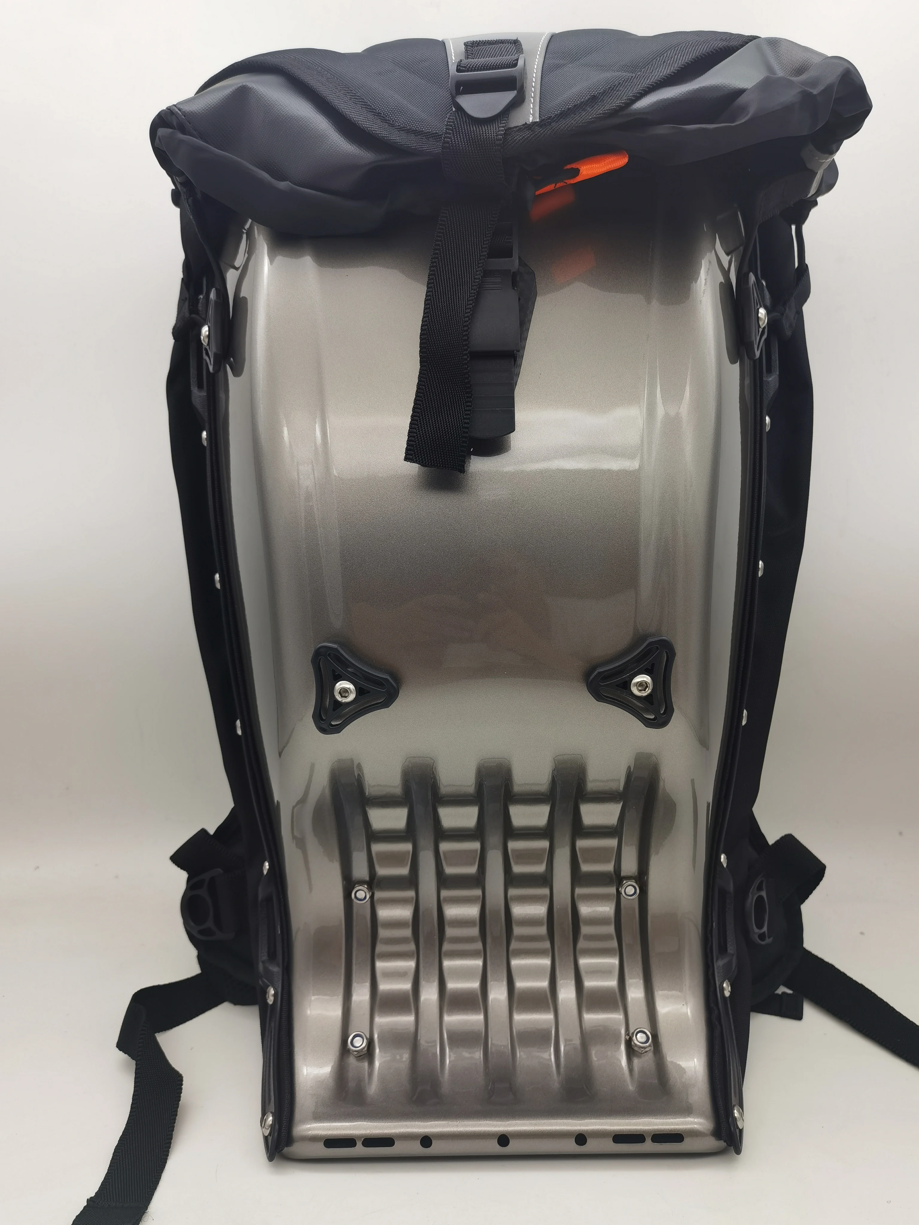 Backpack, helmet for cycling, retroreflective waterproof bag