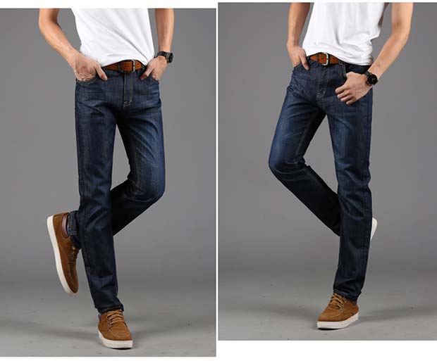 Summer Slim Straight Jeans Jeans Đàn ông mỏng Học sinh Trẻ Quần lỏng lẻo Tide Kích thước lớn Mặc nam - Quần jean quần jean nam