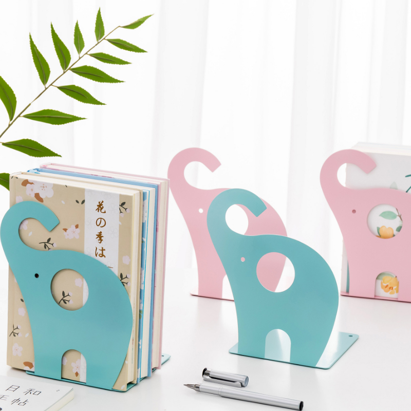 Book stand creative desktop partition metal ins wind fixed decoration office modern minimalist desk bookshelf baffle plate iron storage cute diy book by book stand
