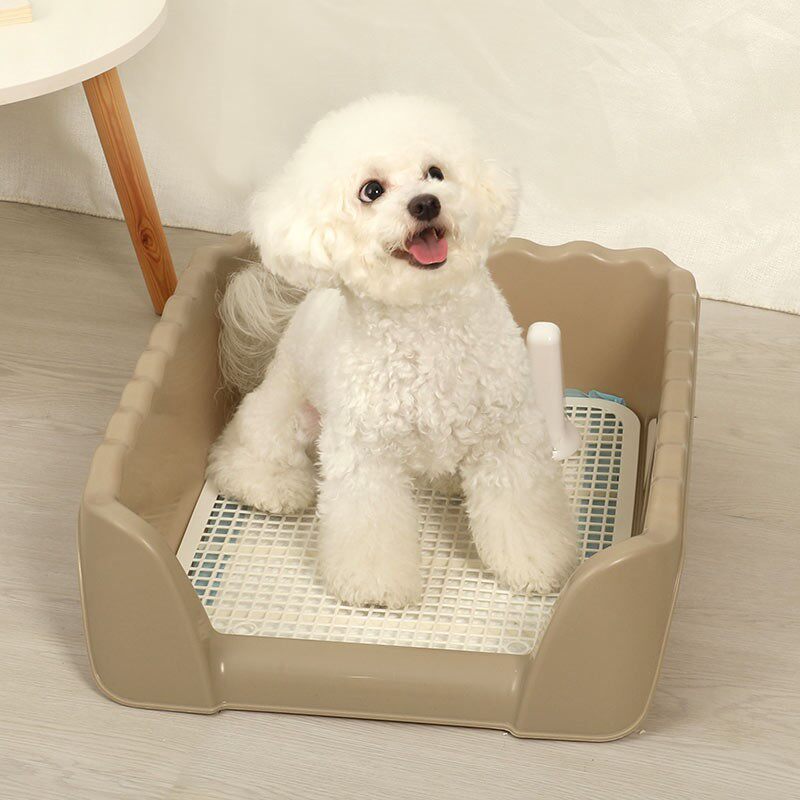 Dog toilet automatic small dog dog dog dog dog dog dog dog dog dog pepper pepper pepper pelvic pot anti-tread shit