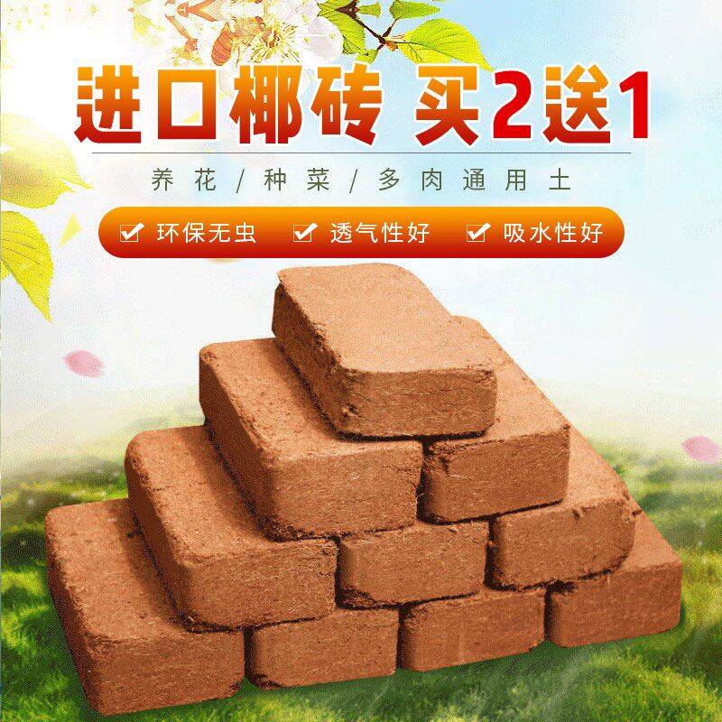 Coconut Brick Fertilized Nutritional Soil Coconut Coconut Corn Multimeat Soil Plants for Common Flower Plants