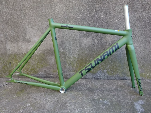 TSUNAMI SN M100 Frame Set Fixed Gear 700C Aluminum Frame and F