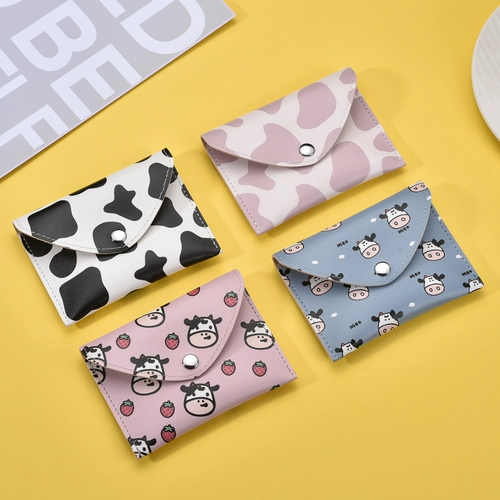 Картхолдер, маленький кошелек, ультратонкие тонкие маленькие монеты, мультяшная небольшая сумка, простой и элегантный дизайн