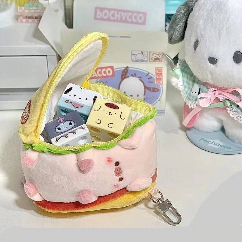 Sandwich Pig Pork Bag Creative Zero Wallet Animal Bazaar Pendant Cute High Face Value Gift Cartoon Mini Deco-Taobao