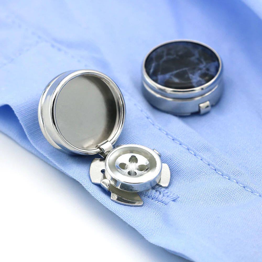 Бижутерия men's stone cuff links normal dress cuff button ver copper m