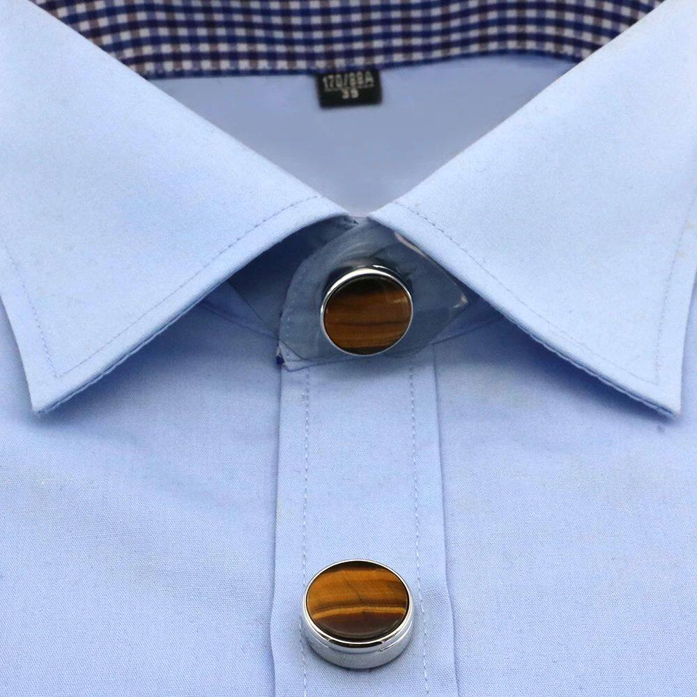 Бижутерия men's stone cuff links normal dress cuff button ver copper m