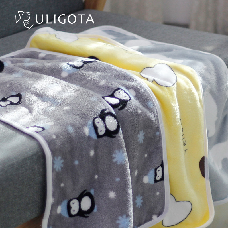 Coral Fleece Pet Kitty Blankets Small Quilts Sleeping Mat Cat Cushions Winter Warm Dogs Cushions Sleeping With Blankets