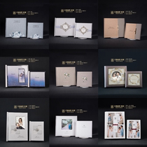 Wedding photo album custom photo studio high-end leather album wedding photo finishing book making wedding commemorative book