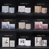 Wedding photo album custom photo book high-end photo studio leather wedding book book book finishing book