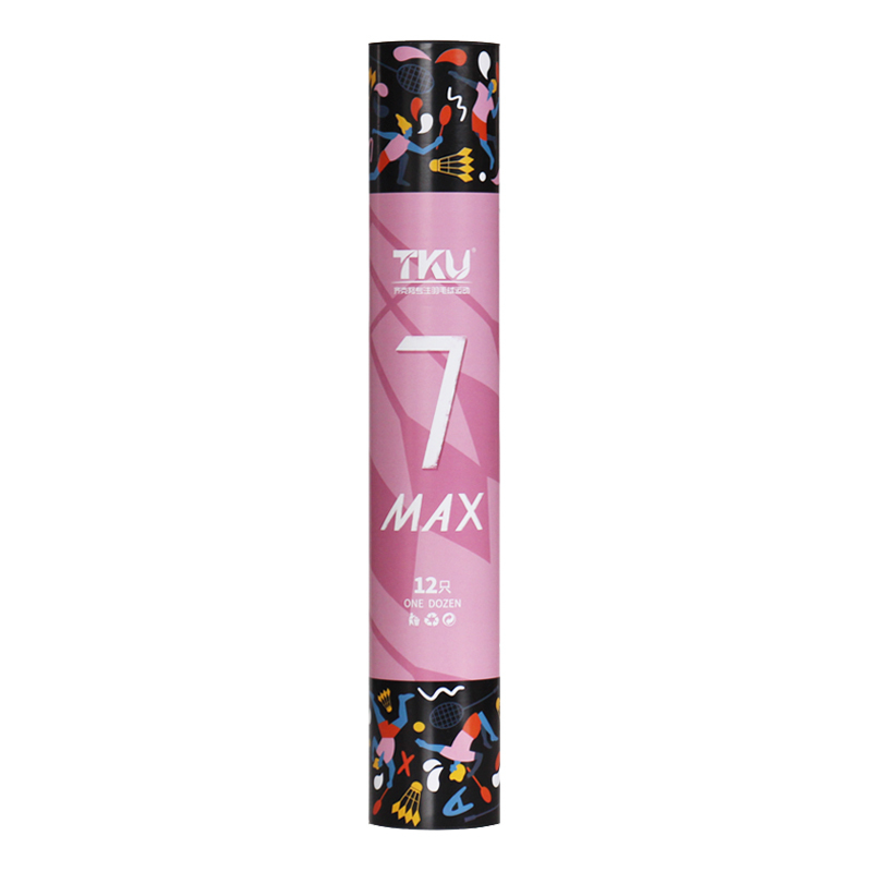 Ziknu Tku7 Max Badminton Standard Goose Feather Full Round Full Feather Flight Stable and Good Feel Competition Ball Ziknu Tku7 Max Badminton Standard Goose Feather Full Round Full Feather Flight Stable and Good Feel Competition Ball