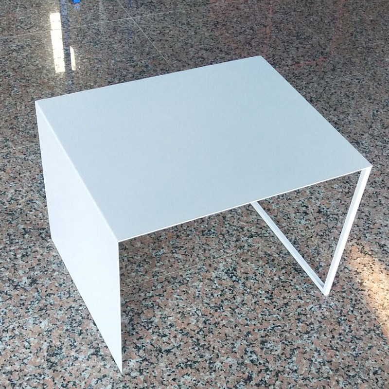 Nordic minimalist wrought iron sofa cover a few simple small apartment macaron side table square net red ins corner a few blue pink orange