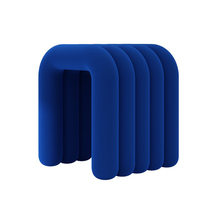 Creative Profiled Stool Rainbow Colors designer Art Klein Blue Personality Dining Chair Milk Tea Shop Café