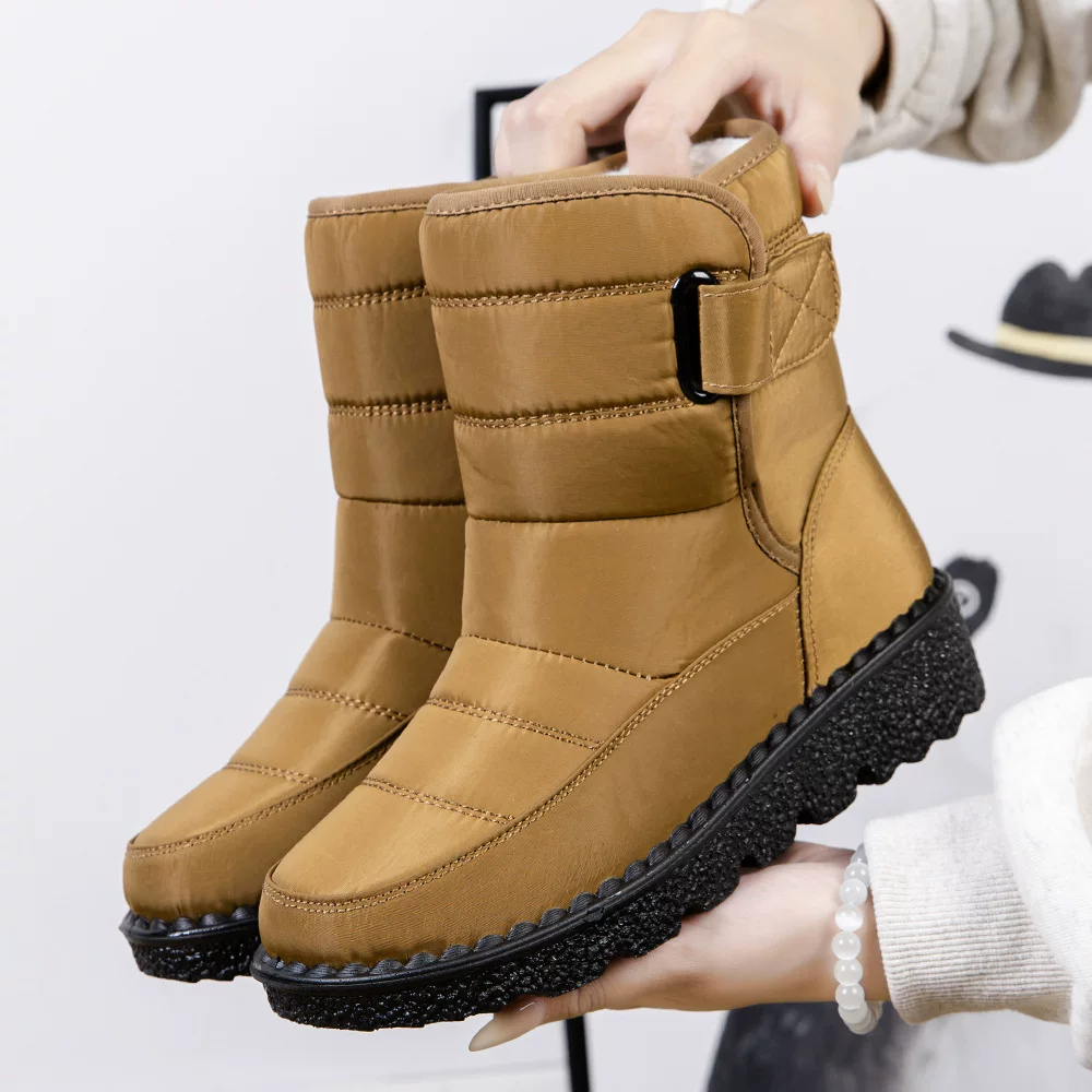 Женские сапоги супер warmth winter boots with heels snow boots