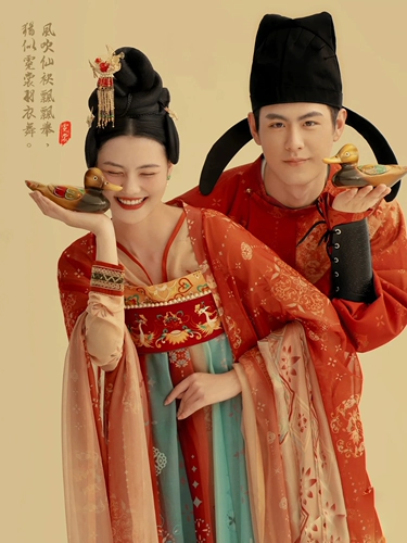 Ретро реквизит для фотографии для влюбленных, ханьфу, китайский стиль