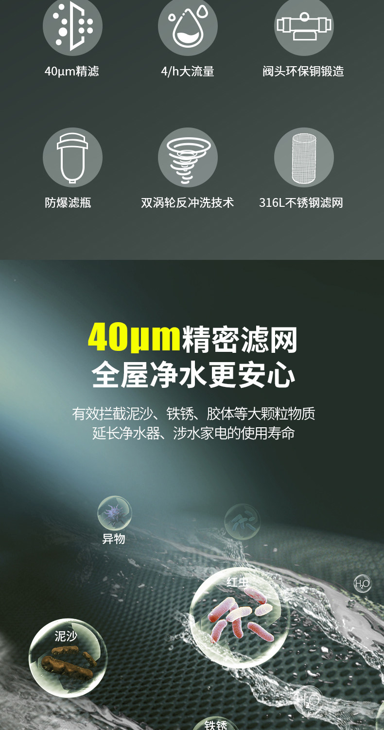 IK 全屋前置过滤器 水压表实时监控 图5