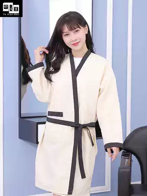 Beauty salon customer service hair salon dedicated high-end dyeing and hot hair salon guest robe shop professional waterproof customer service