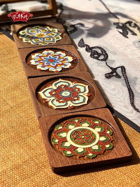 Teacup Mat Full Set of Glaze Filigree Crafts DIY
