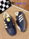 Adidas Adidas SAMBA OG Navy low-top versatile moral training sports and leisure sneakers ID2056