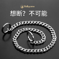 Babycomes Puppy p Chain Small and Medium Dog Large Dog Half p Word Chain p Rope Training Dog Jinmao Professional Training Dog Collar