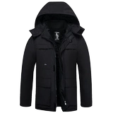 Мужская демисезонная куртка, удерживающий тепло пуховик, флисовый комбинезон