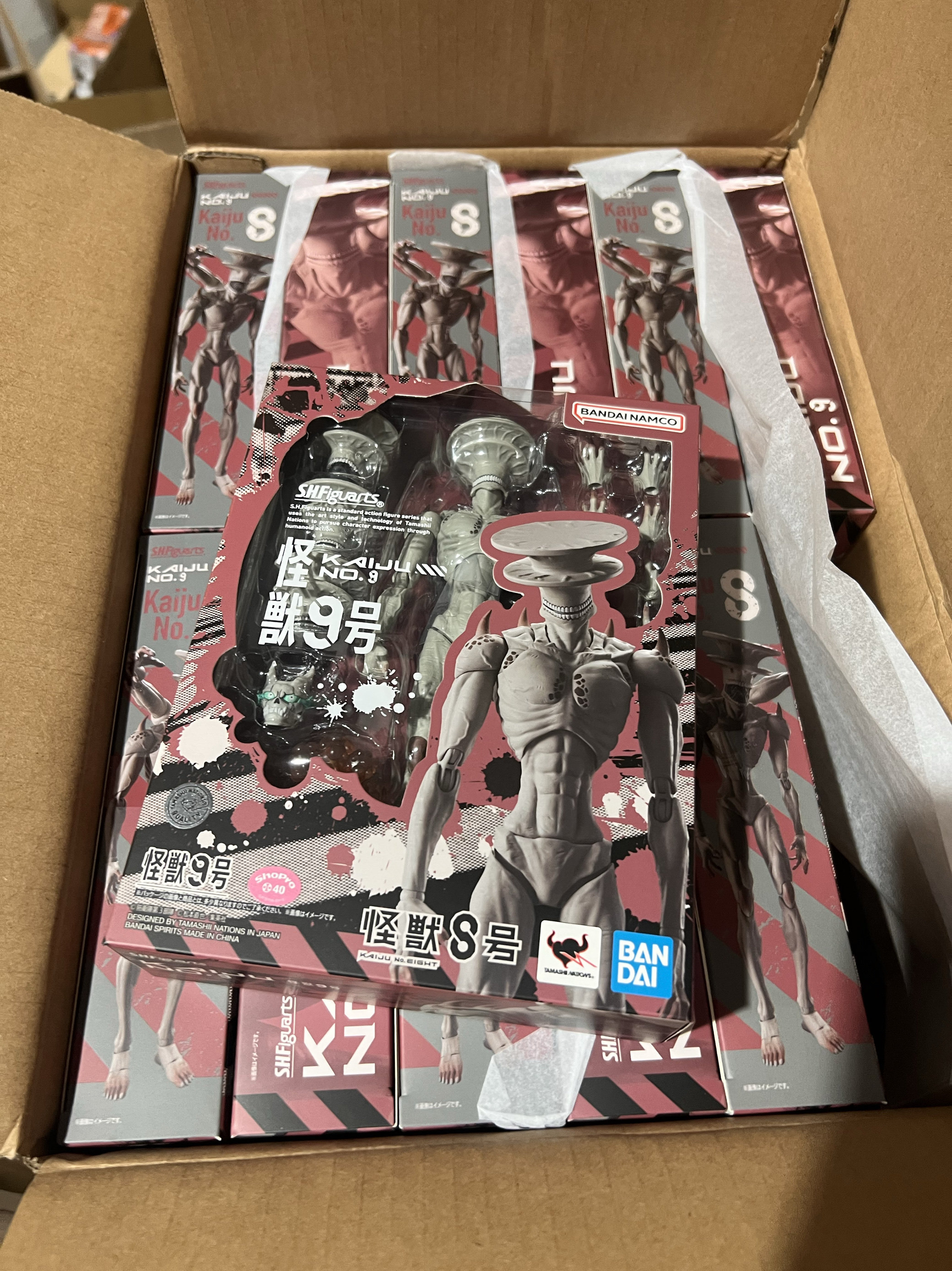 Japanese Version in Stock Bandai Shf Monster 8 Monster 9 Articulated Figure