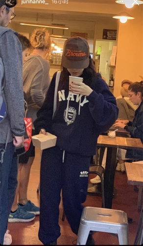 Корея подлинное скромное настроение1110909 плюс хлопок 100%повседневный свитер с капюшоном